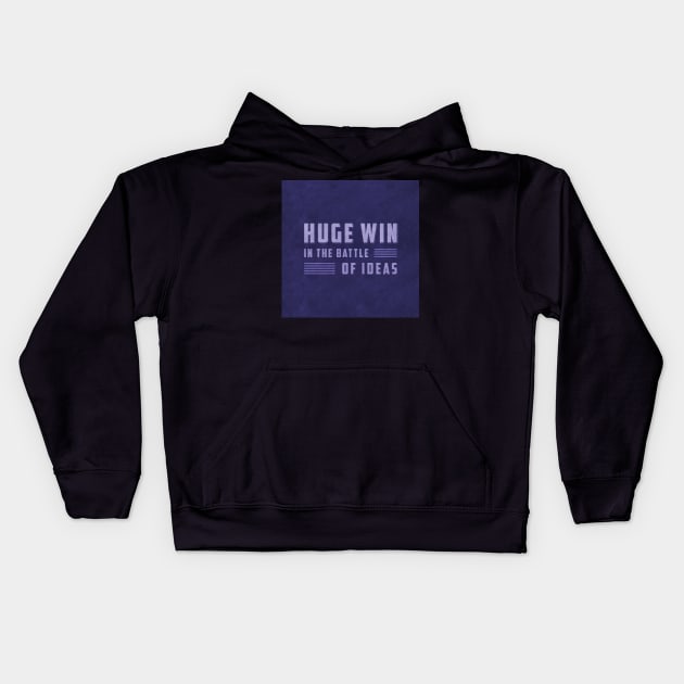 Huge Win in the Battle of Ideas Kids Hoodie by BethsdaleArt